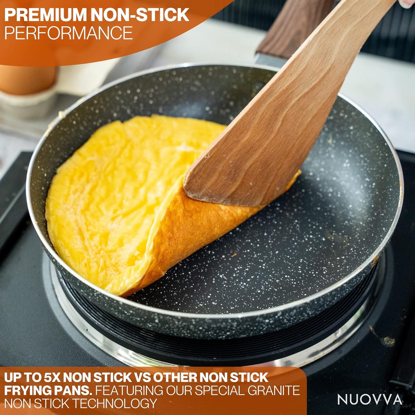 🍳 Non-Stick Pots & Pans Set – 8-Piece Cookware Collection