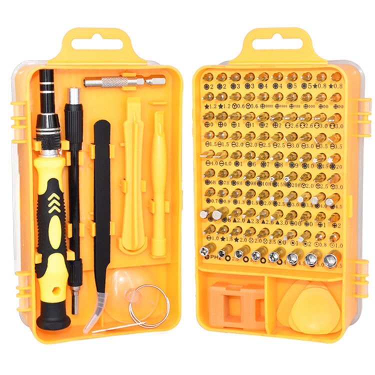 Repair Tool Kit, Precision Screwdriver (115 Pieces) - Professional